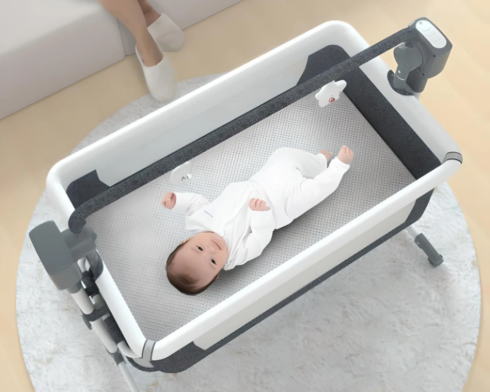 multifunctional convertible crib rocking foldable bassinet